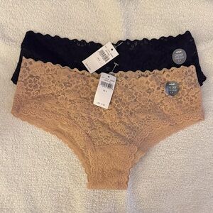 NWT Aerie All Lace cheeky bundle